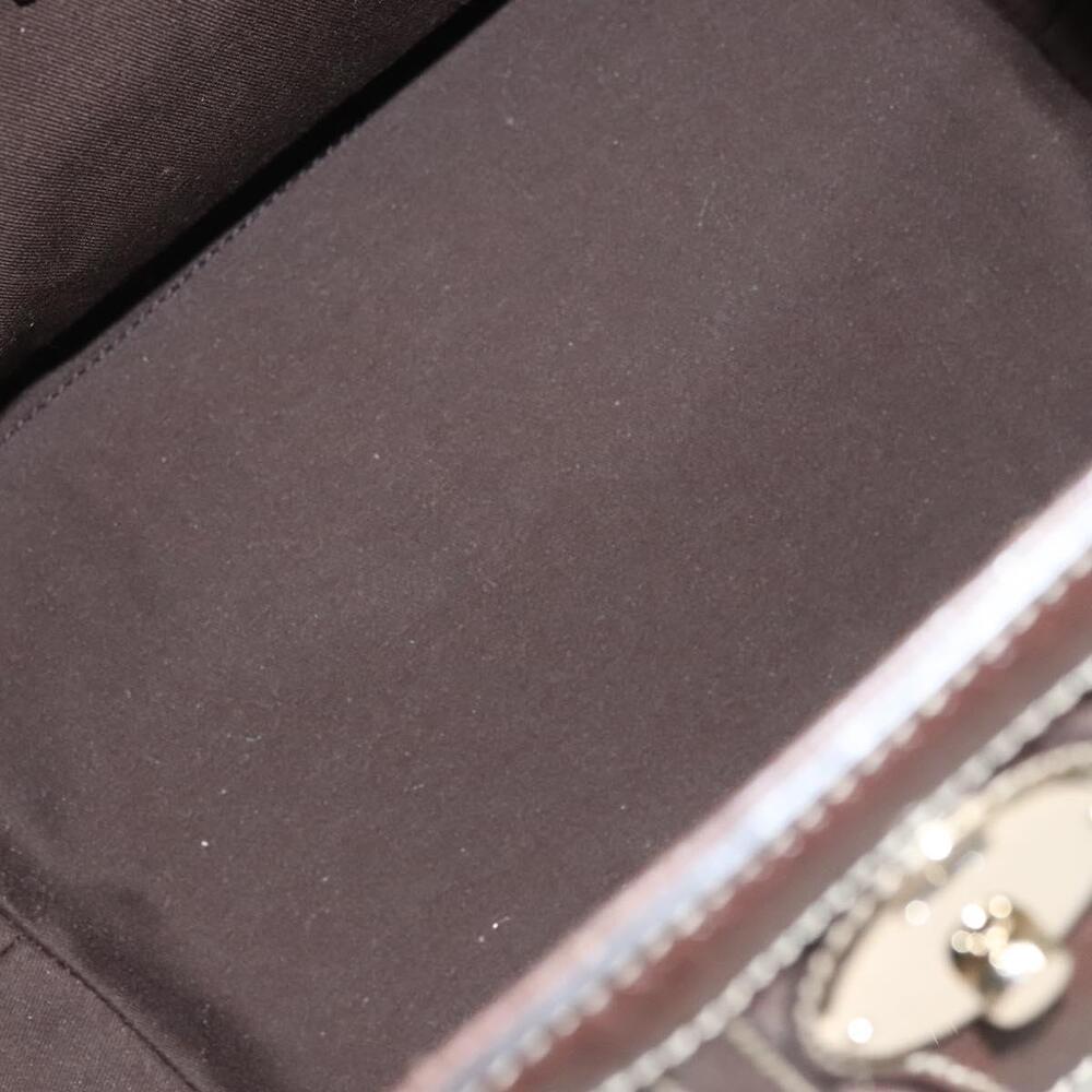 GUCCI Hand Bag Canvas Brown Gold - Picture 10 of 16